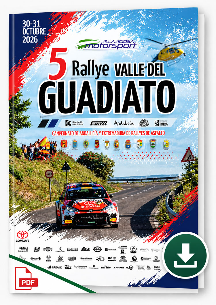 Portada descargable del Rallye Valle del Guadiato